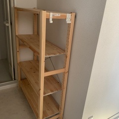 IKEA 木　収納棚　8/7までの画像