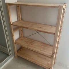 IKEA 木　収納棚　8/7までの画像