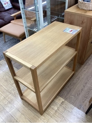 KH-7【新入荷　リサイクル品】無印良品　オーク材　ユニットシェルフ　ナチュラル