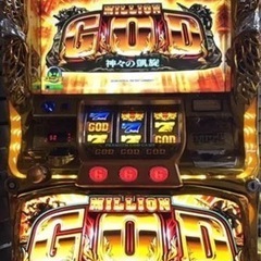 ミリオンゴッド神々の凱旋オートプレイ対応コイン不要機　スロット実機の画像