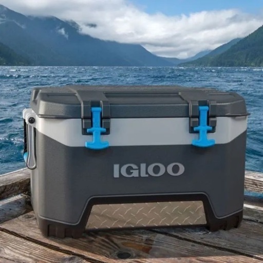 家具 Igloo BMX 52 Quart Cooler - Carbonite Gray/Carbonite Blue 141