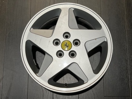 【中古/希少/値下】フェラーリ純正 17インチ アルミホイール 4本セット 7.5J＆9J 348ts