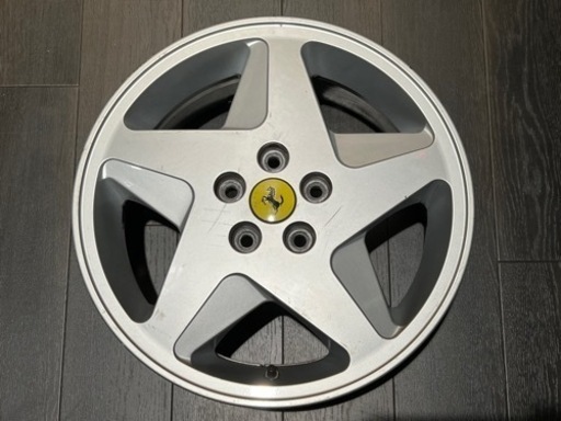 【中古/希少/値下】フェラーリ純正 17インチ アルミホイール 4本セット 7.5J＆9J 348ts