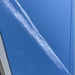 8月2日(火)11時35分ケムトレイル撒かれてます。