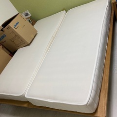 無印良品　セミシングルベッド×2つ
