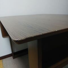 ニトリ　伸長式ダイニングテーブル（ロピア2 DBR）の画像