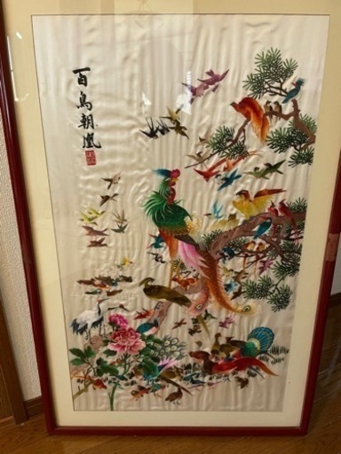 刺繍　飾り　90×60