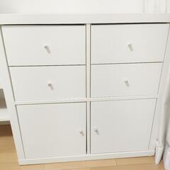 美品　IKEA　カラックス　棚　カラーボックス