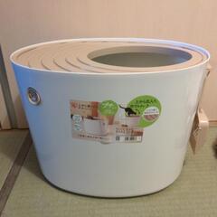 アイリスオーヤマの上から入る猫トイレプチ