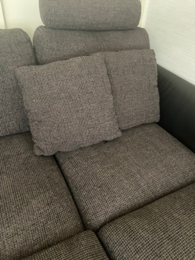 美品　LOWYA 三人掛けカウチソファ