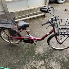 【交渉中の商品】使用頻度低め パナソニック製電動アシスト※説明書、合鍵付きの画像