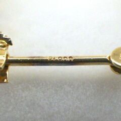 K１８ / Pt９００　ピアス [04-099]の画像
