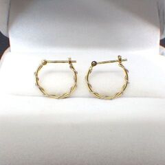 K１８ / Pt９００　ピアス [04-099]