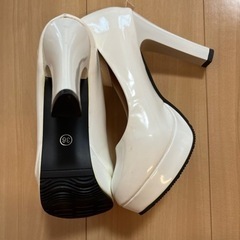 ブライダルパンプス　23センチ　12センチヒールの画像