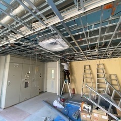 軽天工　ボード貼りの画像