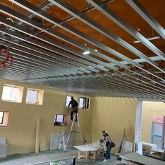 軽天工　ボード貼りの画像