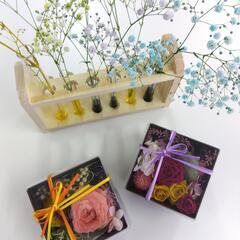 プリザーブトフラワーアレンジメント🌷プリーザブトフラワーを元から...