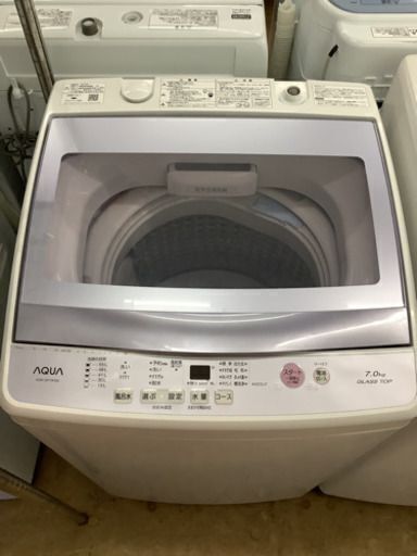 【SALE】32,800⇒24,800　AQUA 7キロ洗濯機　2018年製　リサイクルショップ宮崎屋　佐土原店22.8.3ｋ