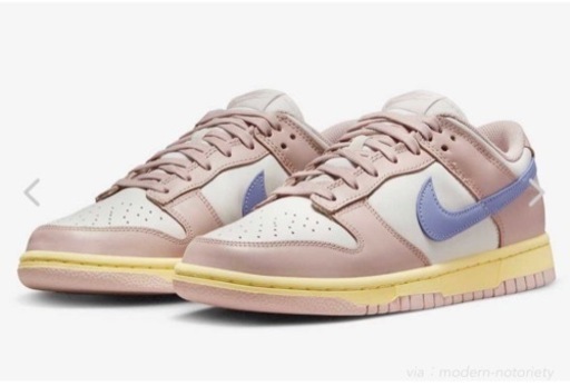 Nike WMNS Dunk Low ピンクオックスフォード 24.5