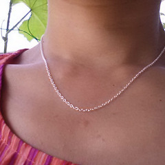 【新品】シルバーネックレス40cm４本の画像