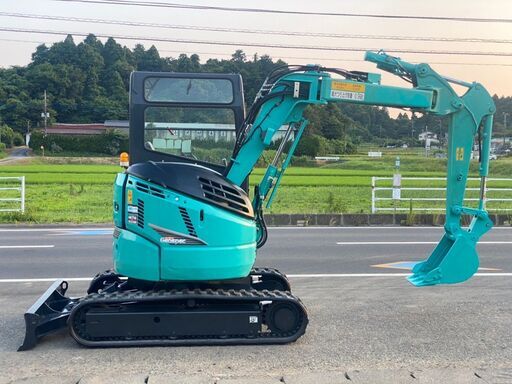 【H-0006】コベルコ SK30UR-6 1400h H29 3トンクラス アームクレーン0.99t 盗難防止装置 倍速 ミニ油圧ショベル ユンボ バックホー 茨城県