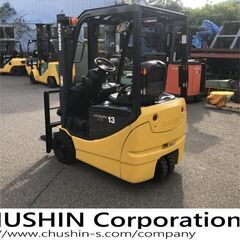 新品バッテリー　新品ノーパンクタイヤ　1.3トン　バッテリーフォークリフト　関東輸送無料(条件有)　小松　コマツ　FB13M-12(1.3t　1300kg　1ｔ　1トン　1.5t　1.5トン)の画像