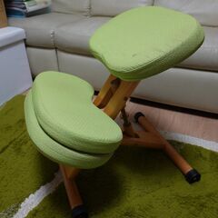バランスチェア　グリーン　宮武製作所　※ピンクと一緒なら計3000円に