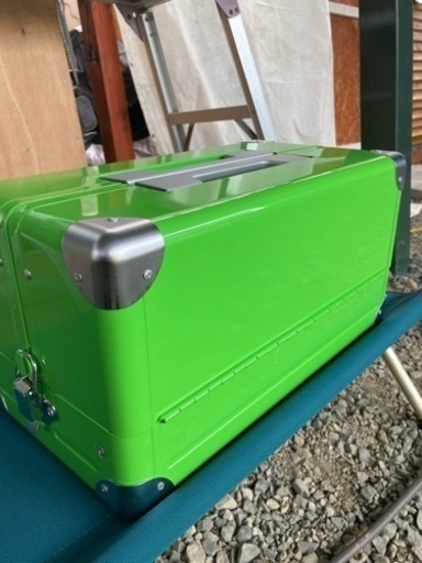 ありがとうございました。KTC両開きメタルケース‼️絶版限定カラー工具箱　ライムグリーン　