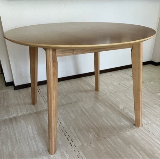 ダイニング丸テーブル　100cm 木製