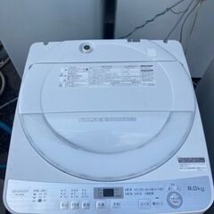 【人気SALE】32,800⇒27,800　SHARP  節水モデル　６ｋｇ全自動洗濯機 　ES-GE6B-W　リサイクルショップ宮崎屋　佐土原店22.8.3ｋ