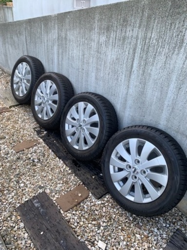 取り引き中　スタッドレス、アルミホイール4本155/65/14