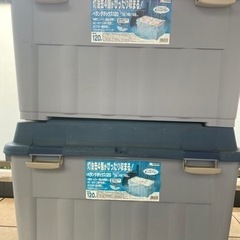 大型ベランダ収納ボックス2個