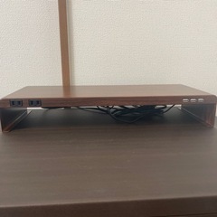 8/4値下げ【3点セット】デスク、キーボード、モニター置き机上台の画像