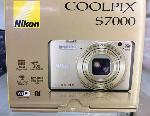 Nikon コンパクトデジタルカメラ COOLPIX S7000 2015年製 中古