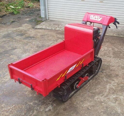 鹿児島発　築水　セル始動　小型エンジンクローラー運搬車BP51　バッテリー新品　クローラー良好