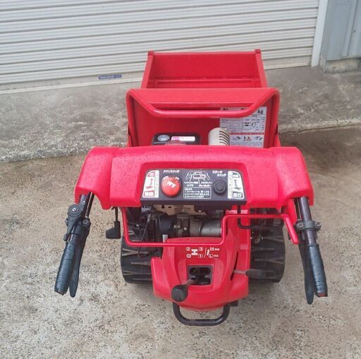 鹿児島発　築水　セル始動　小型エンジンクローラー運搬車BP51　バッテリー新品　クローラー良好
