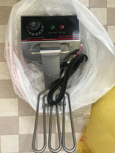 業務用　電気フライヤー FL-DS4 4L 一槽式 