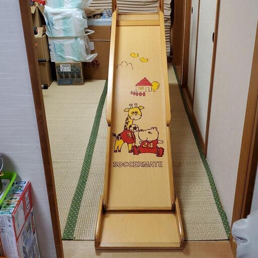 子供 滑り台 遊具 大きい 木製 レトロ すべり台