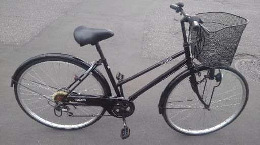 【ワケあり】27インチ ? 中古 自転車 7480円 ?6段切替 ? 鍵&チェーン新品！ ?ライト付 安心の新規防犯登録料コミ 433
