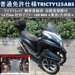 ★普通免許仕様トリシティ125ABS ワイドトレッド側車登録済 ...