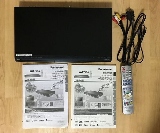 panasonic DVDレコーダー　DMR-XW120