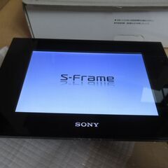 美品　ソニー SONY 卓上デジタルフォトフレーム S-Frame D75 7.0型 内蔵メモリー256MB ブラック DPF-D75/Bの画像