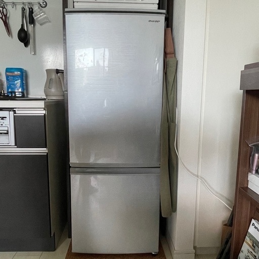【2020年製】SHARP 167L 冷蔵庫 両開き