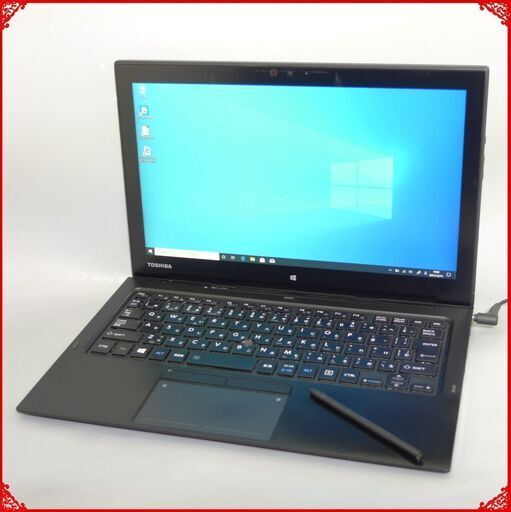 中古良品 高速SSD搭載 Wi-Fi有 タブレット ノートPC 東芝 Z20t-C 第6世代 Core m5 8GB 無線 Bluetooth カメラ Windows10 Office