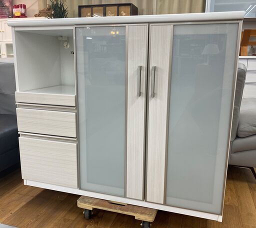 R094 NITORI キッチンカウンターポスティア、幅120cm 美品