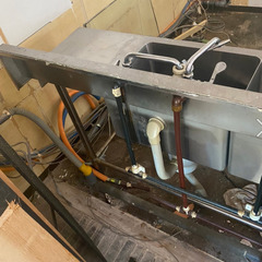 業務用　２層シンク　厨房機器　の画像