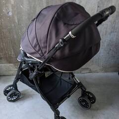 ★レインカバー付★ combiコンビＡ型ベビーカー スゴカル４キャス compact エッグショックHHの画像