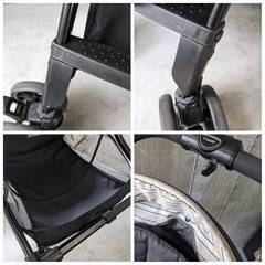 ★レインカバー付★ combiコンビＡ型ベビーカー スゴカル４キャス compact エッグショックHHの画像