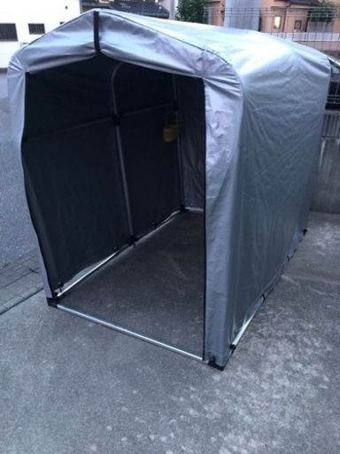 サイクル　サイクルテント　サイクルポート　サイクルハウス　受け渡し商談中