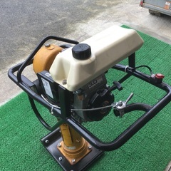 転圧機　タンピング　ランマー　明和ss 下板　新品に交換済み　動作品の画像